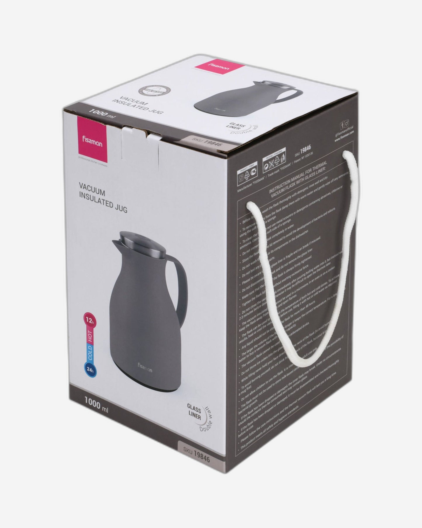 ترمس فيسمان رمادي 1000 مل