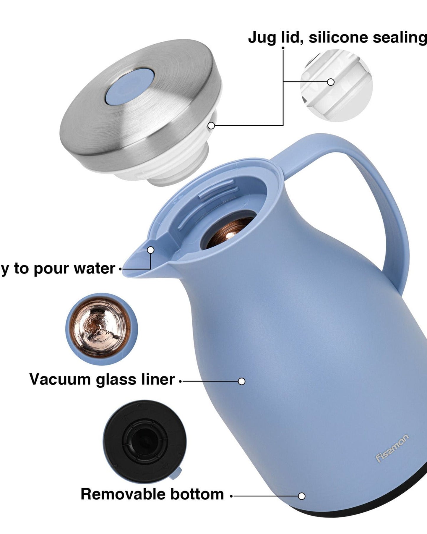 ترمس فيسمان بنفسجي 1000 مل