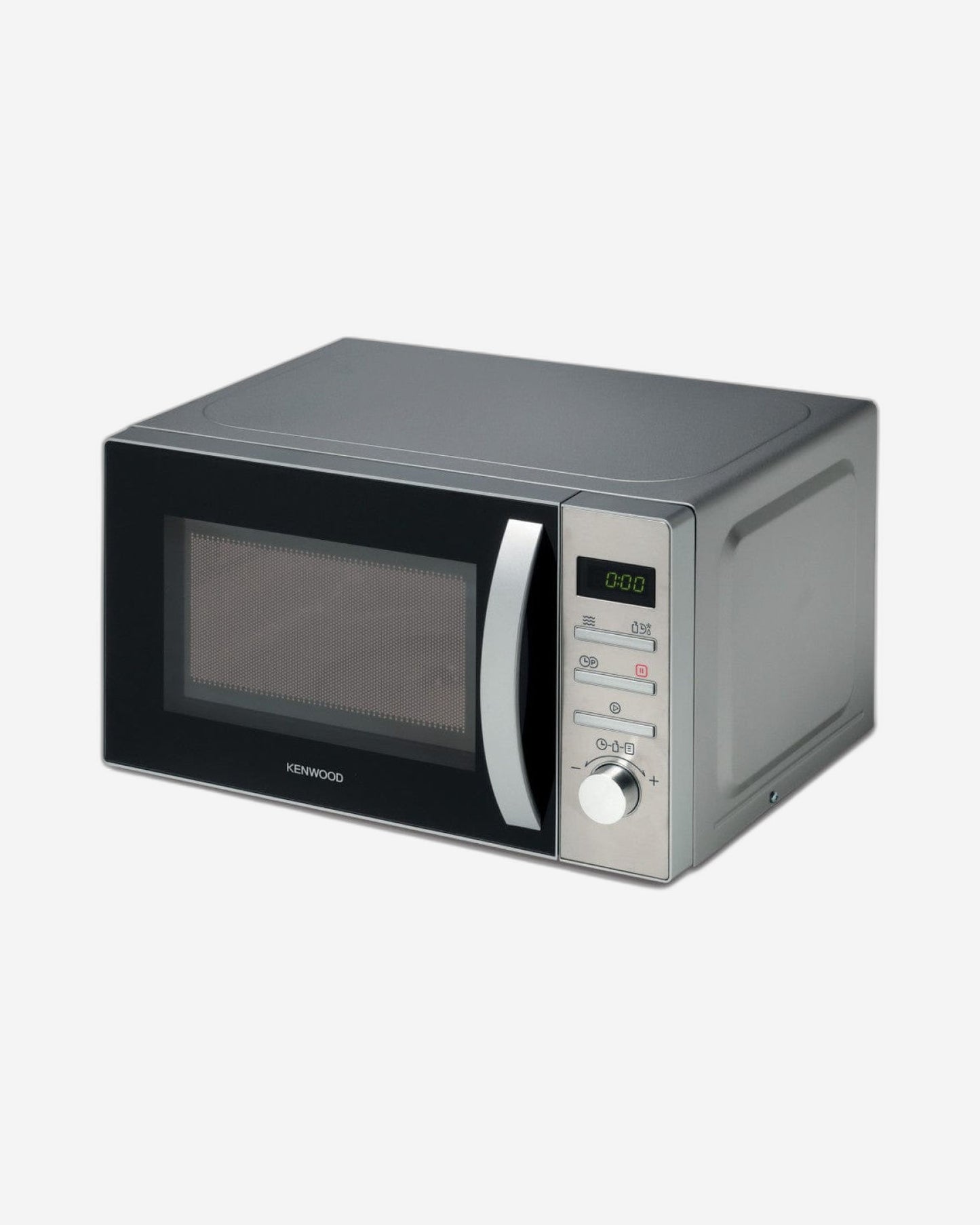 فرن ميكروويف كينوود سعة 22 لترًا مع شاشة رقمية، 5 مستويات طاقة، وظيفة إزالة الجليد، ستانلس ستيل، قائمة تلقائية، مؤقت 95 دقيقة، وظيفة الساعة، 700 واط MWM22.000BK أسود/فضي