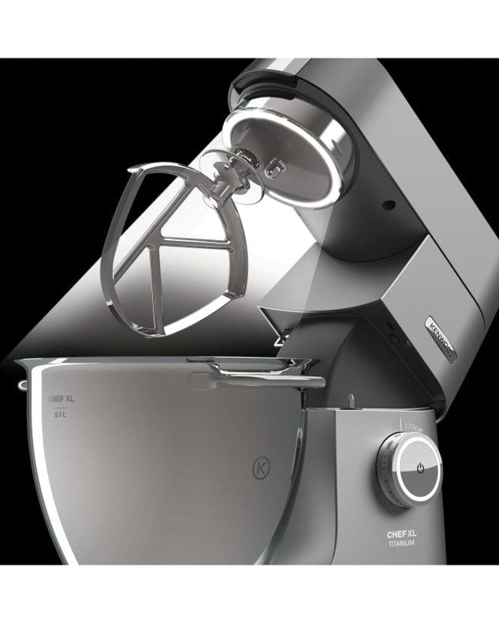 ماكينة مطبخ كينوود تيتانيوم سعة 6.7 لتر