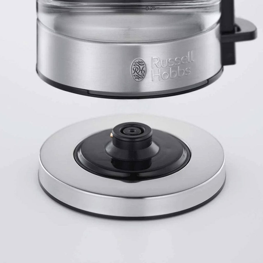 غلاية كهربائية زجاجية مضيئة من راسل هوبز