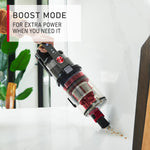 مكنسة كهربائية لاسلكية من هوفر، مكنسة كهربائية منزلية قوية مع وقت تشغيل 40 دقيقة، مكنسة يدوية للمنزل والسجاد والأرضيات الخشبية وشعر الحيوانات الأليفة، ضمان لمدة عامين، لون فضي - CLSV-VPME