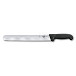 Victorinox Fibrox Slicing Knife  30Cm Fluted  Black 5.4723.30