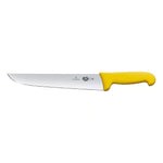Victorinox Fibrox Slaughter And Butcher Knife 23Cm Straight Yellow 5.5208.23
