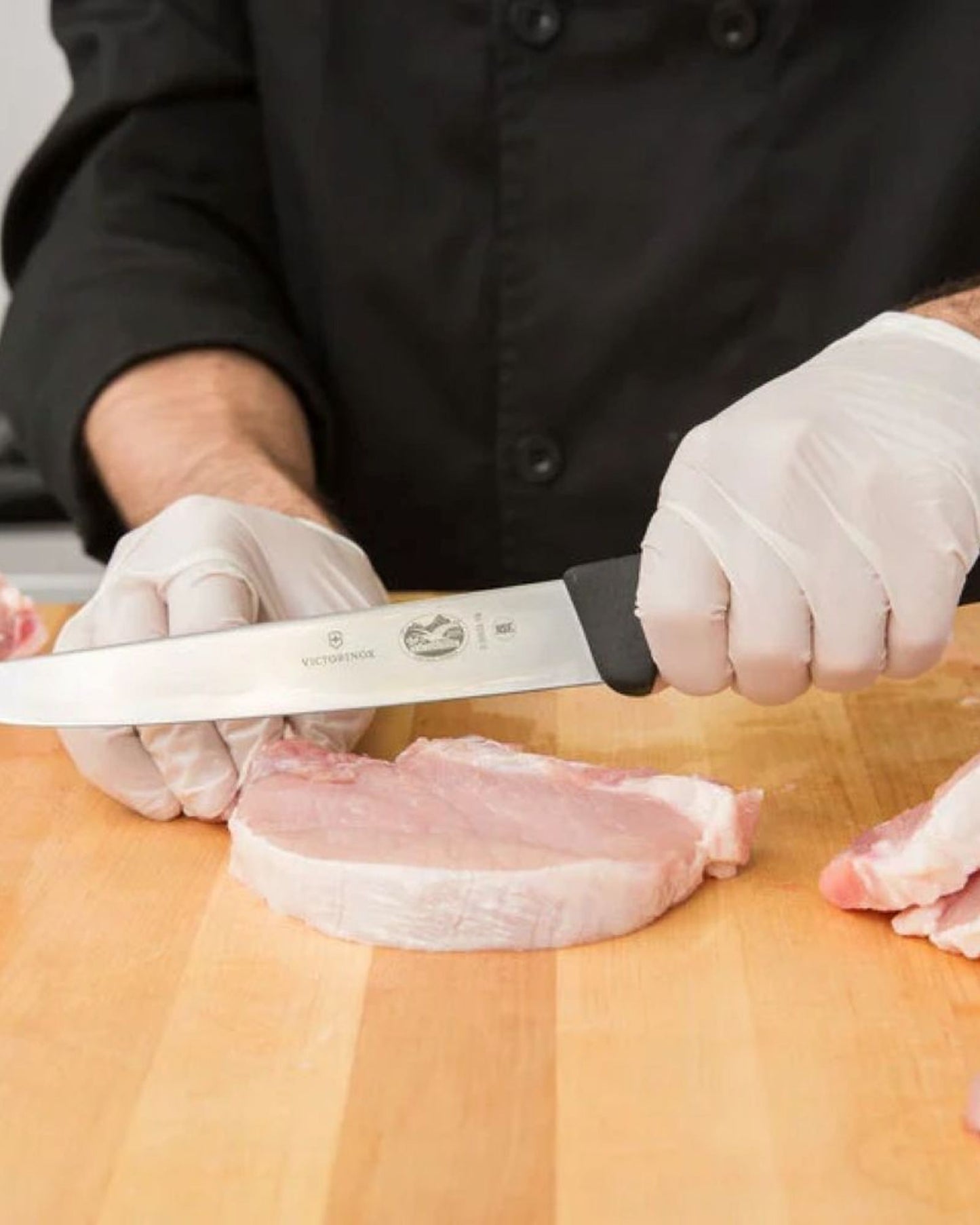 سكين فيكتورينوكس فيبروكس اللاصقة، أسود