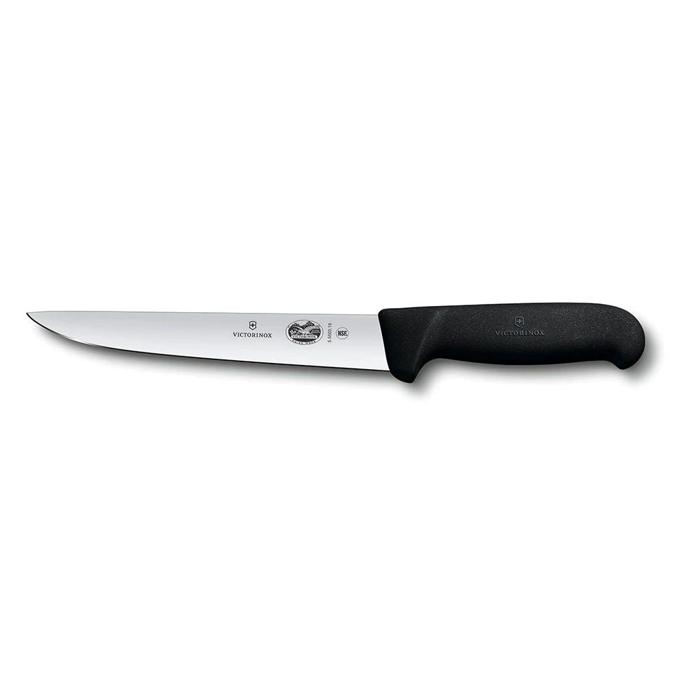 Victorinox Fibrox Sticking Knife 18Cm Straight Black 5.5503.18