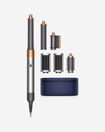 جهاز تصفيف الشعر متعدد الاستخدامات من دايسون إير راب، لون نيكل لامع ونحاس غني، للشعر الطويل الكامل