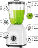 خلاط راسل هوبز 4 في 1 مع مطاحن متعددة