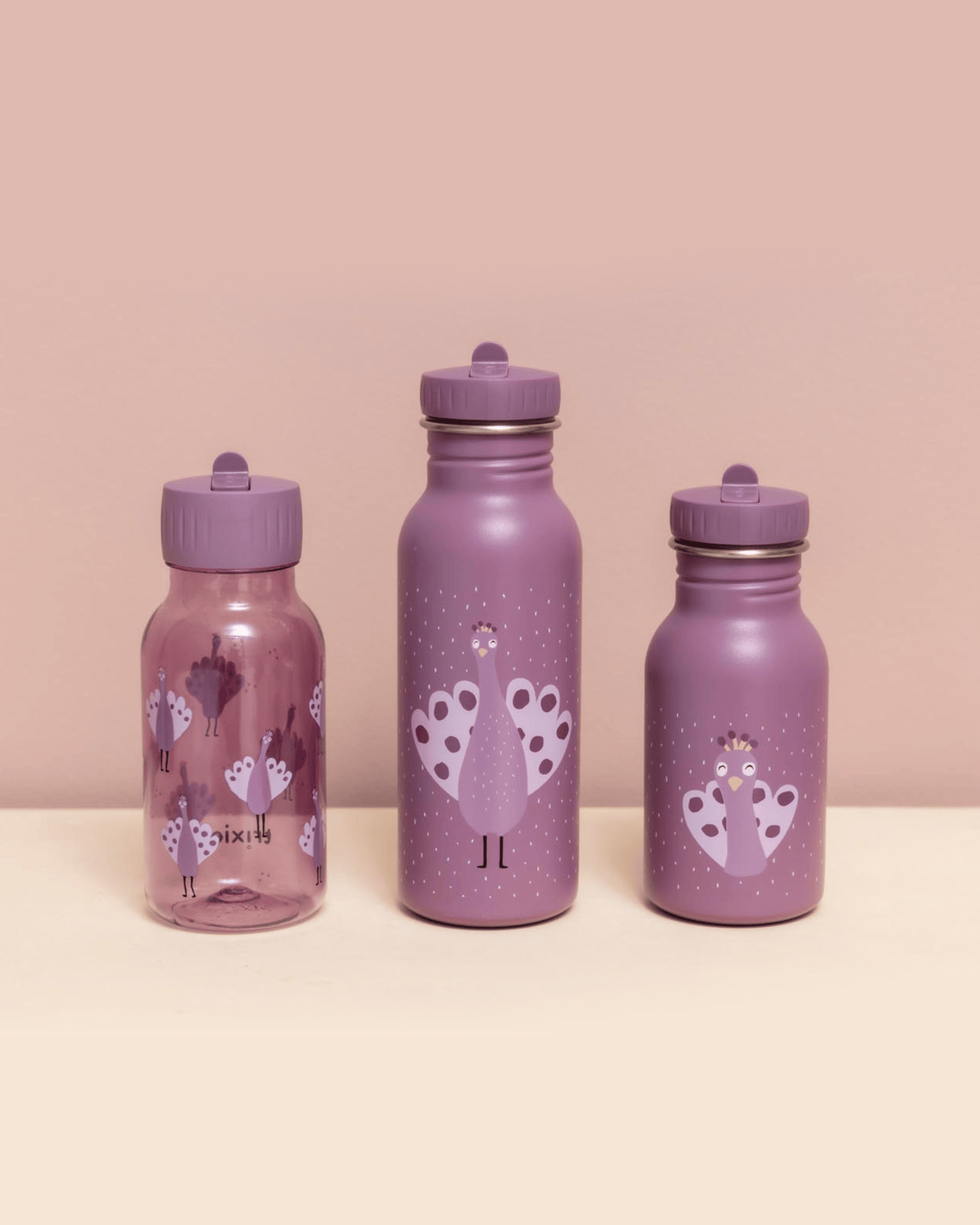 Trixie Stainless Steel Water Bottle - 500ml - Mrs.Peacock