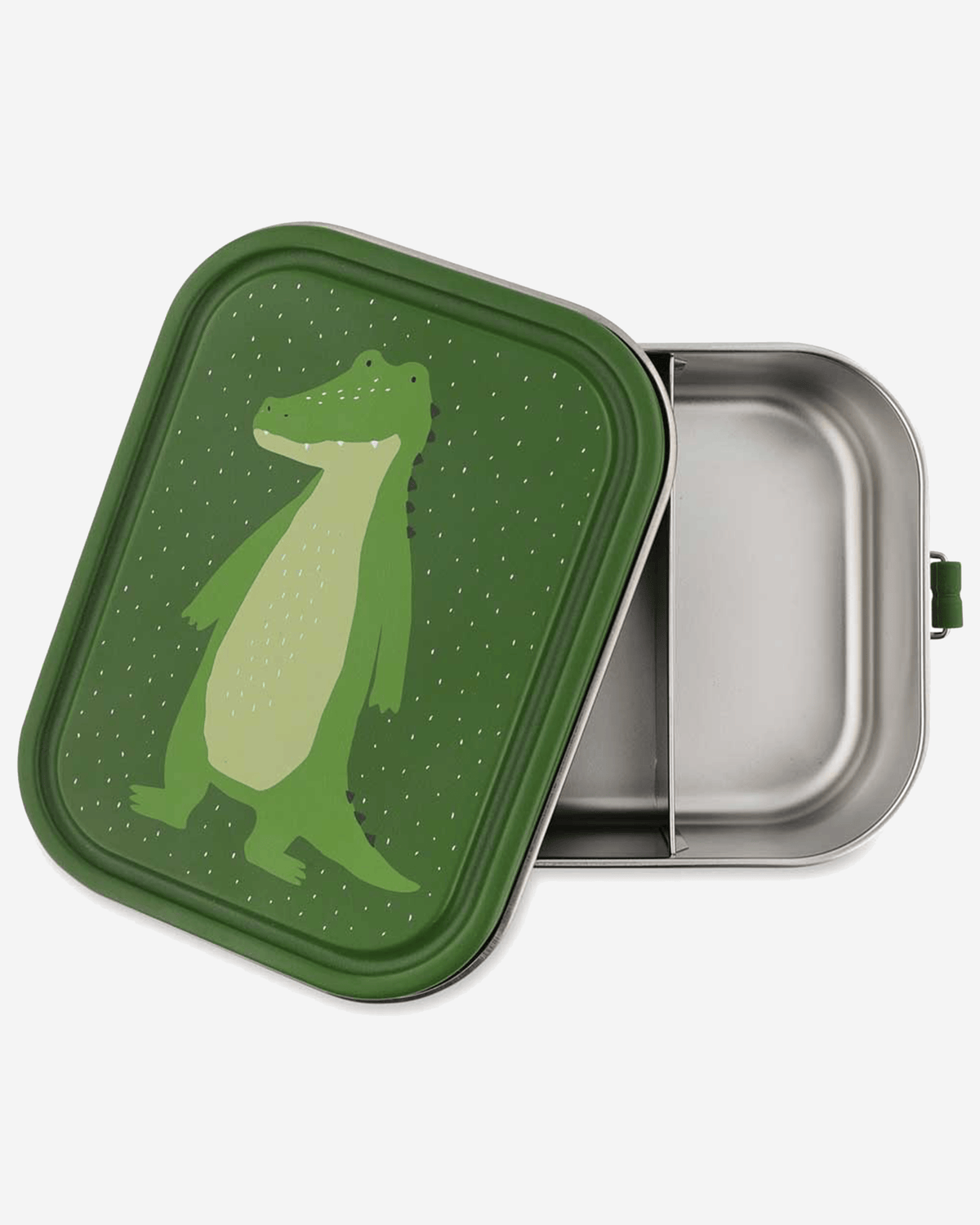 Trixie Stainless Steel Lunch Box Large - 2-Compartment - Mr. Alligator