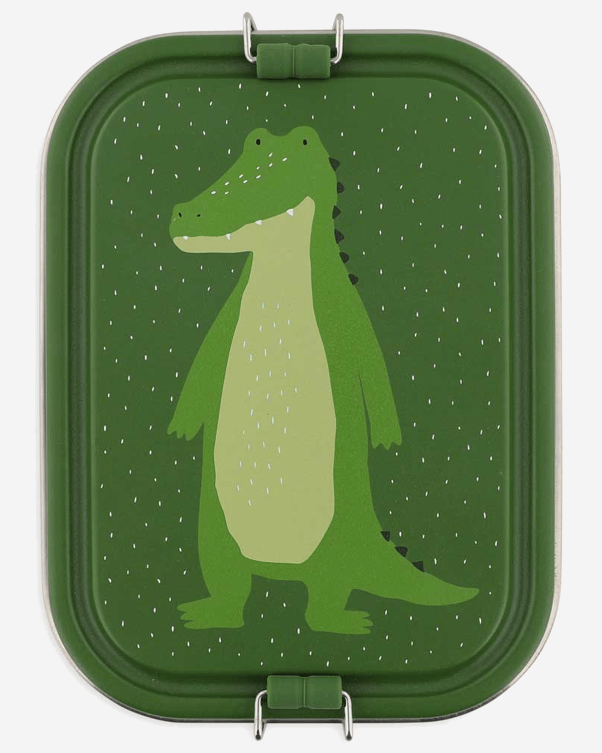 Trixie Stainless Steel Lunch Box Large - 2-Compartment - Mr. Alligator