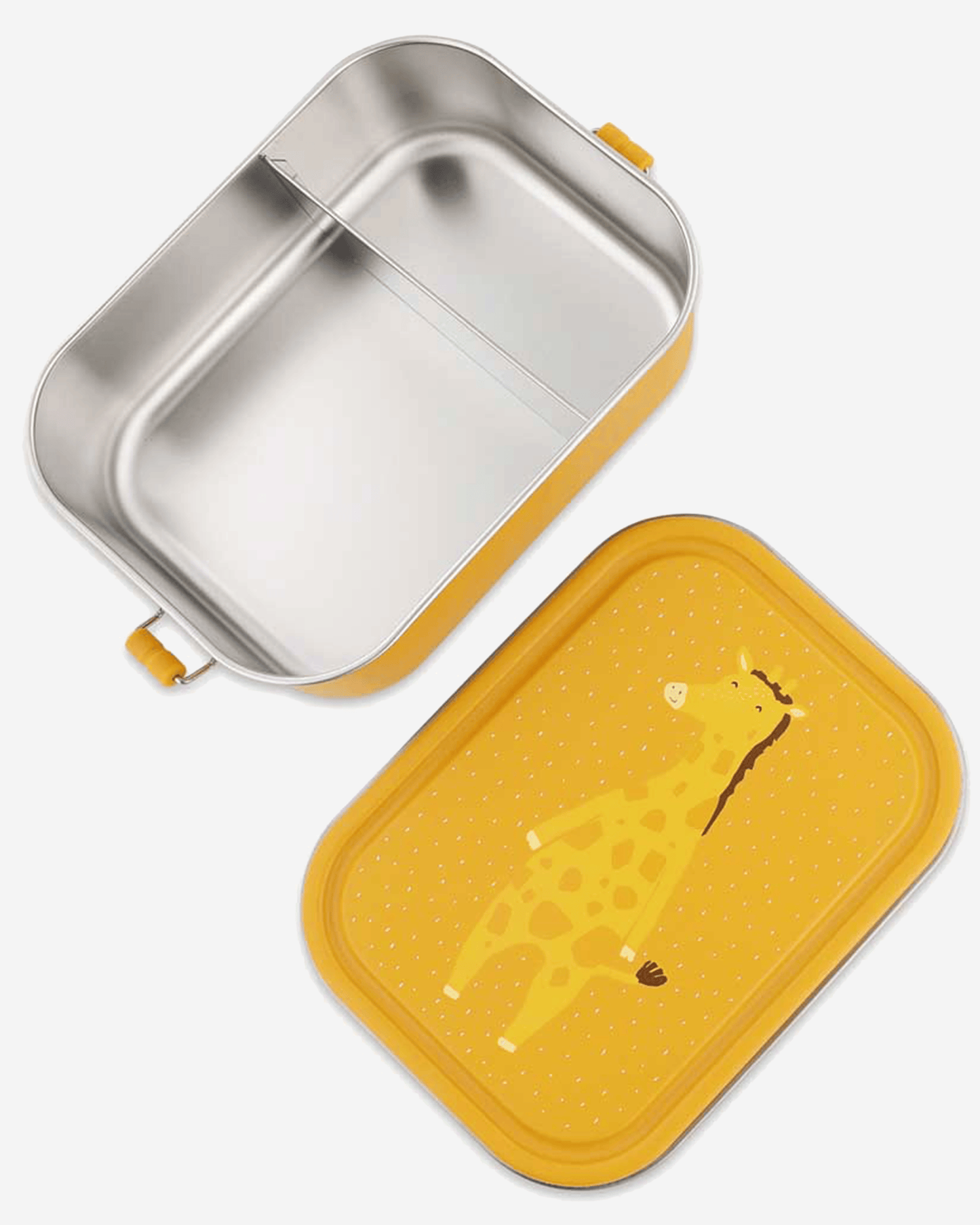 Trixie Stainless Steel Lunch Box Large - 2-Compartment - Mr. Giraffe