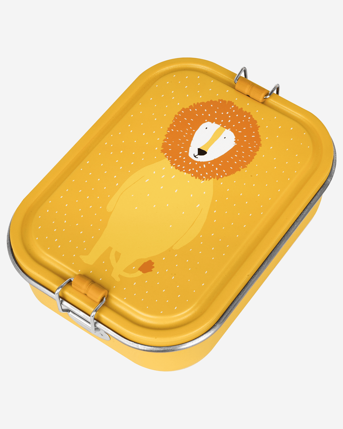 Trixie Stainless Steel Lunch Box Large - 2-Compartment - Mr. Lion