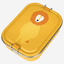Trixie Stainless Steel Lunch Box Large - 2-Compartment - Mr. Lion
