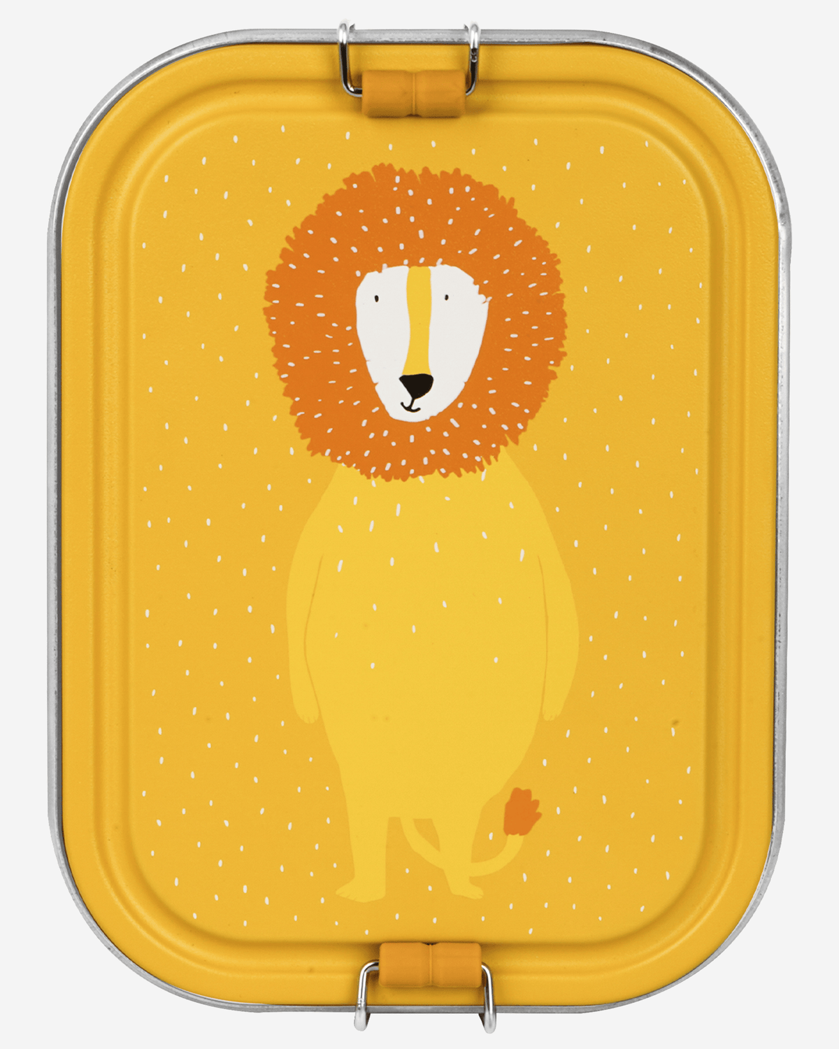 Trixie Stainless Steel Lunch Box Large - 2-Compartment - Mr. Lion