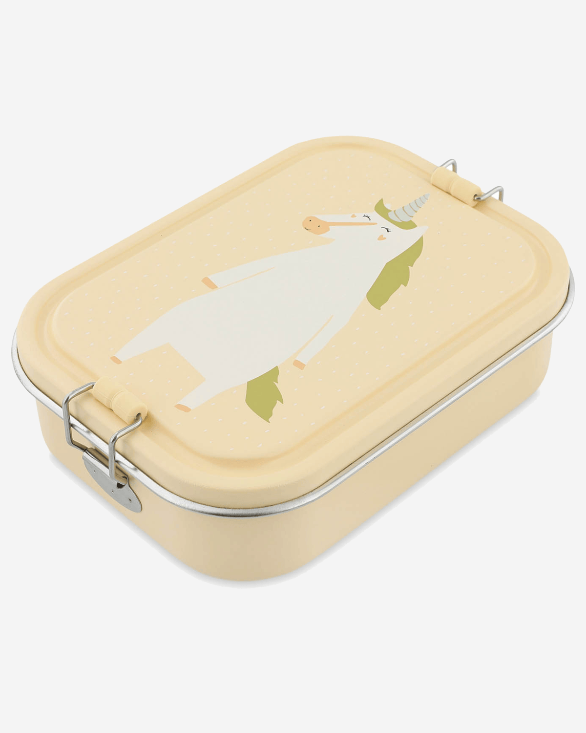 Trixie Stainless Steel Lunch Box Large - 2-Compartment - Mrs. Unicorn