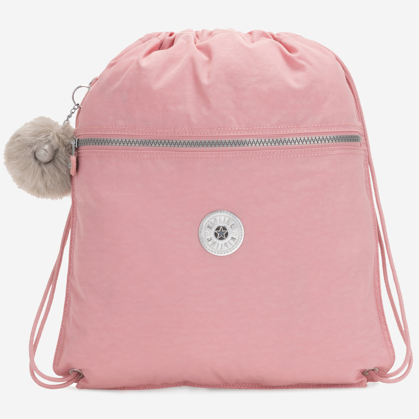 KIPLING Supertaboo Bridal Rose Medium backpack (with drawstring) 09487-46Y