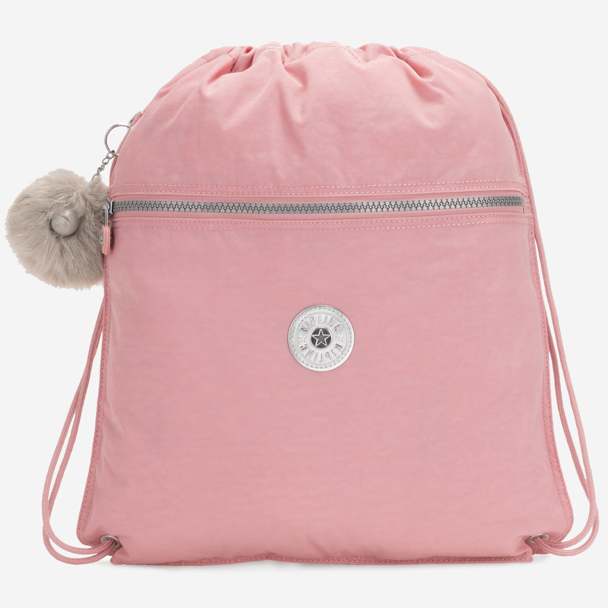 KIPLING Supertaboo Bridal Rose Medium backpack (with drawstring) 09487-46Y