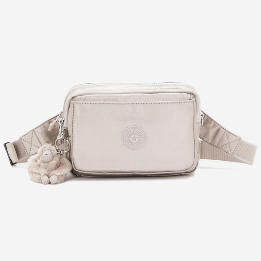 KIPLING Abanu Multi Metallic Glow Small crossbody convertible to waistbag (with removable shoulderstrap) I3492-48I
