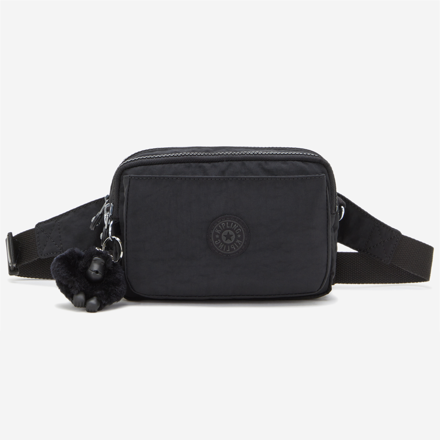 KIPLING Abanu Multi Black Noir Small crossbody convertible to waistbag (with removable shoulderstrap) I3795-P39