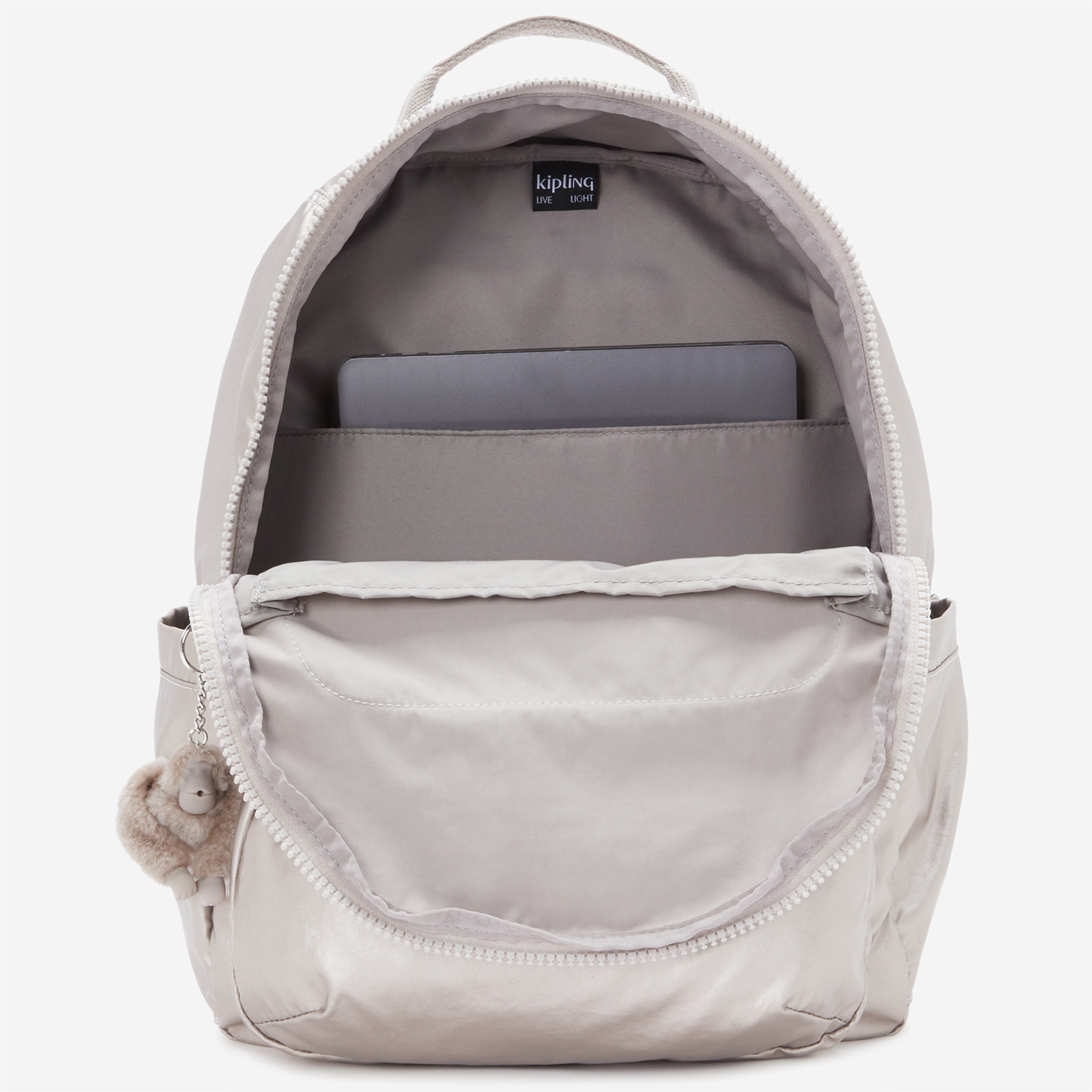 KIPLING Seoul Metallic Glow Large backpack I4034-48I