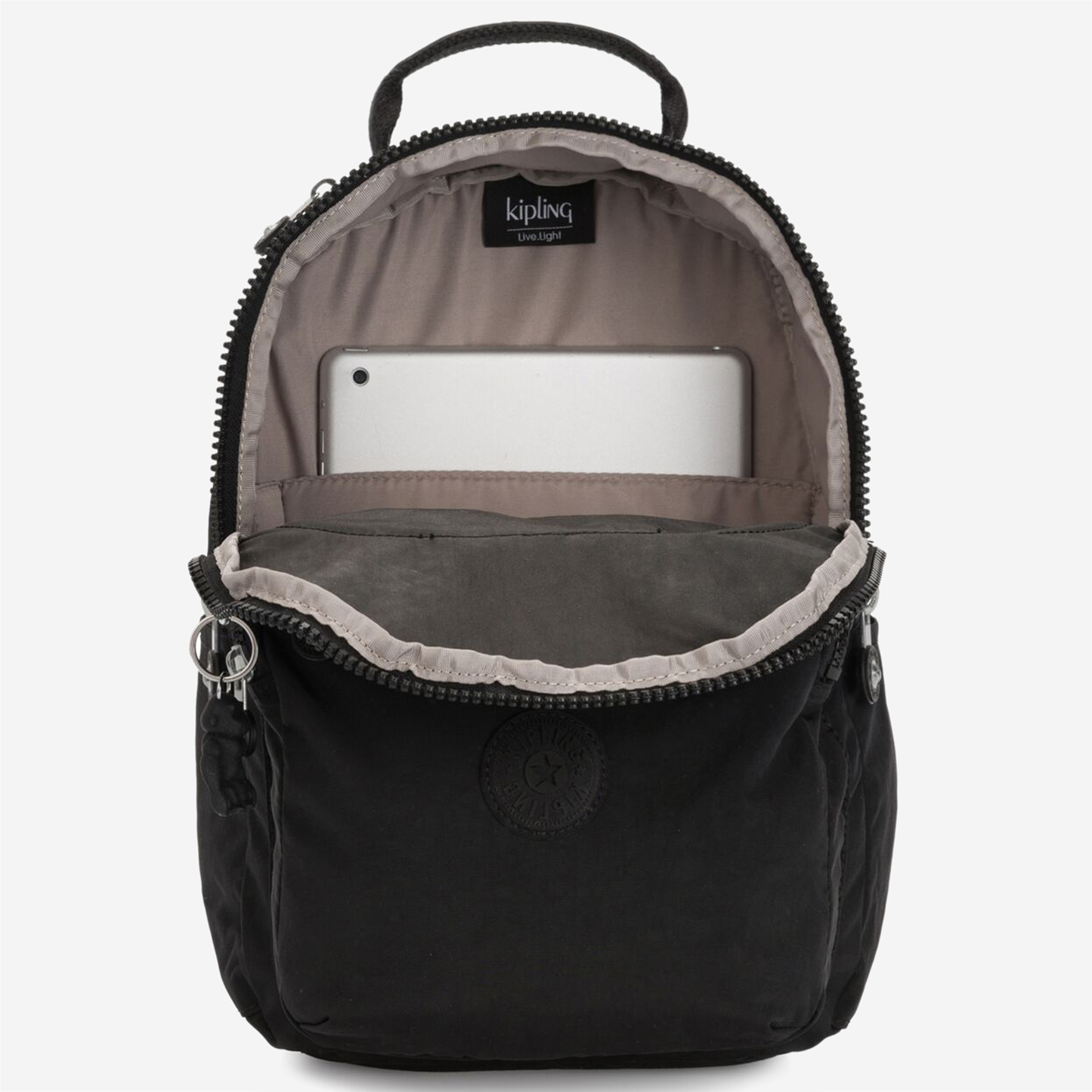 KIPLING Seoul S Black Noir Small backpack (with tablet compartment) I4082-P39