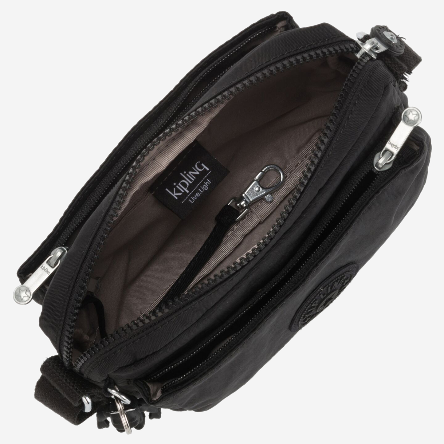 KIPLING Abanu Black Noir Small crossbody I4208-P39