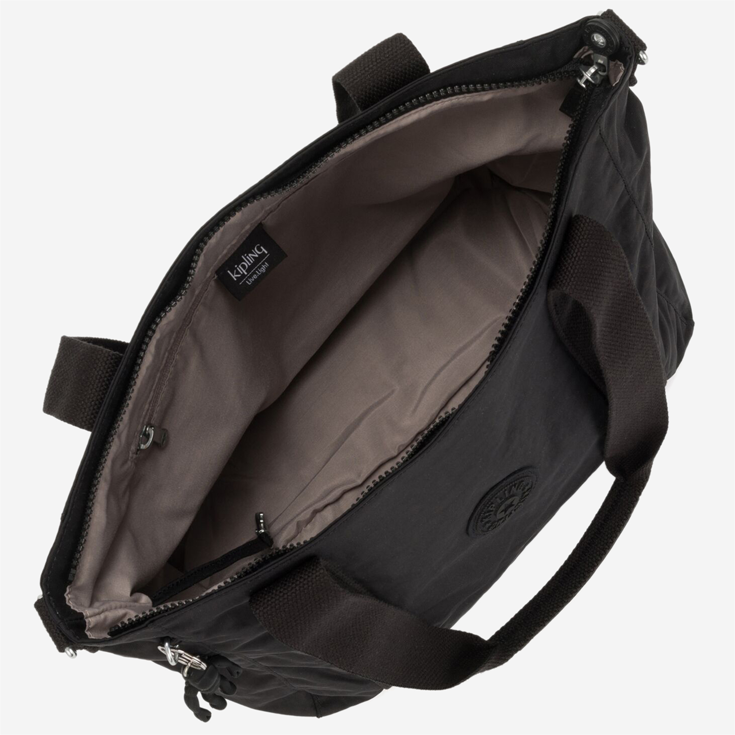 KIPLING Asseni S Black Noir Small tote (with removable shoulderstrap) I4400-P39