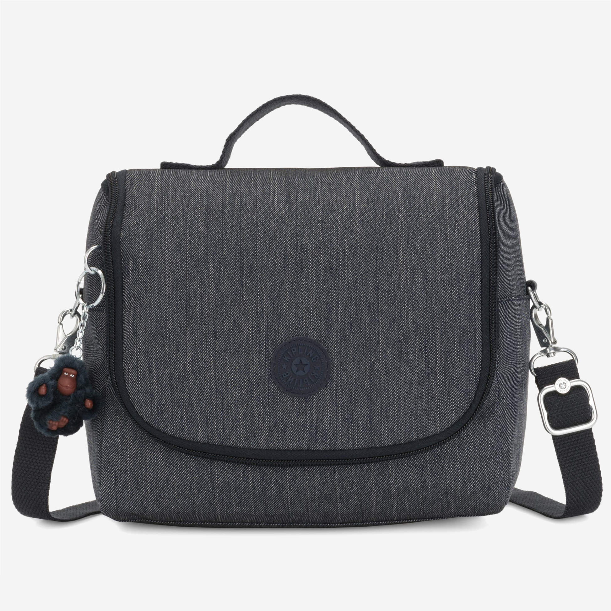 KIPLING New Kichirou Marine Navy Large lunchbag (with trolley sleeve) I5209-58C