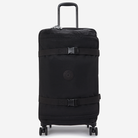 KIPLING Spontaneous M Black Noir Medium wheeled luggage I6918-P39