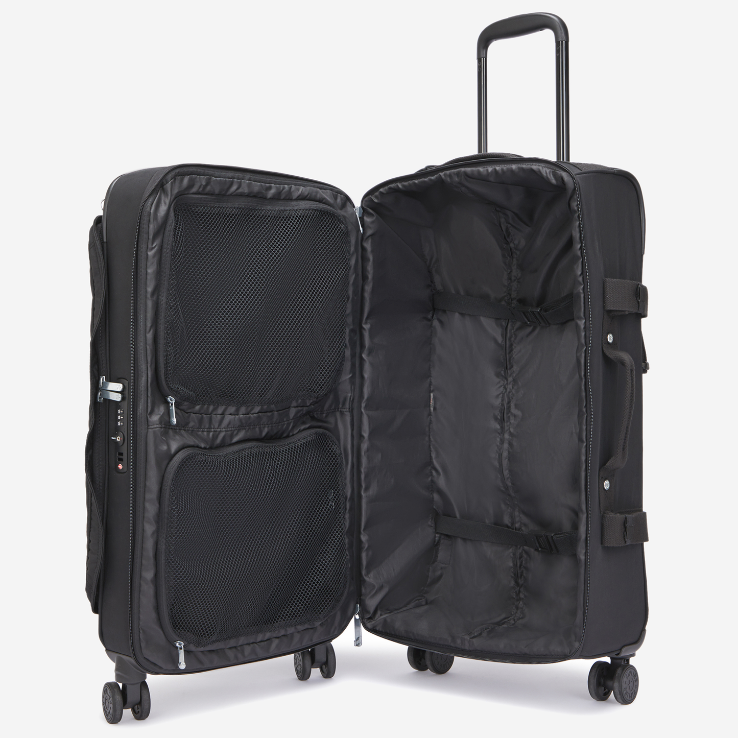 KIPLING Spontaneous M Black Noir Medium wheeled luggage I6918-P39