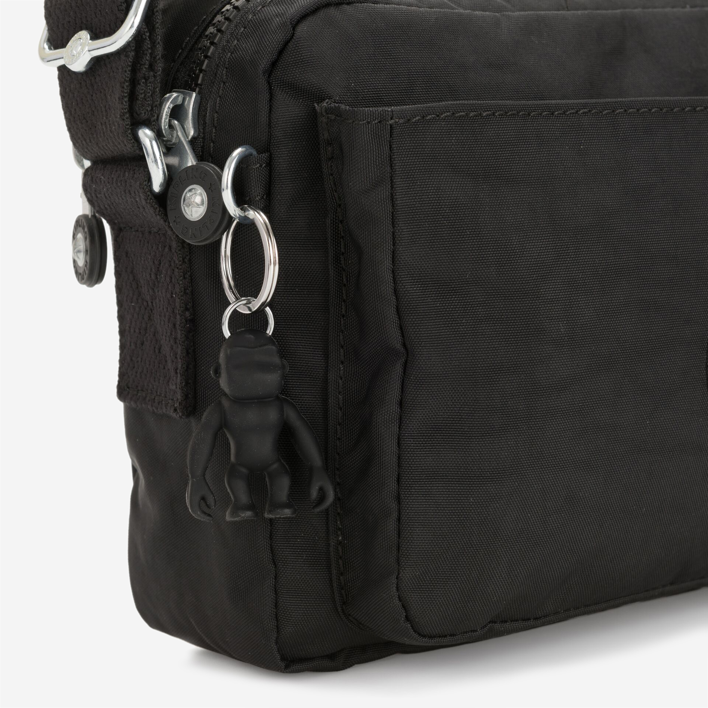 KIPLING Abanu M Black Noir Medium crossbody I7076-P39