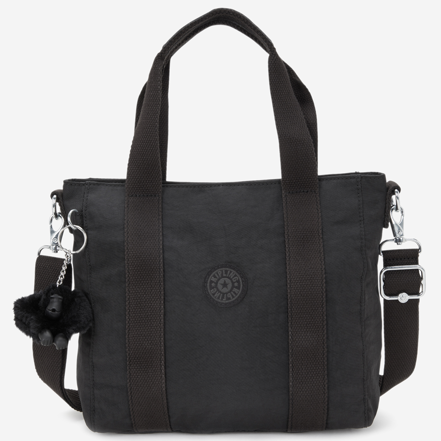KIPLING Asseni Mini Black Noir Small tote (with removable shoulderstrap) I7149-P39