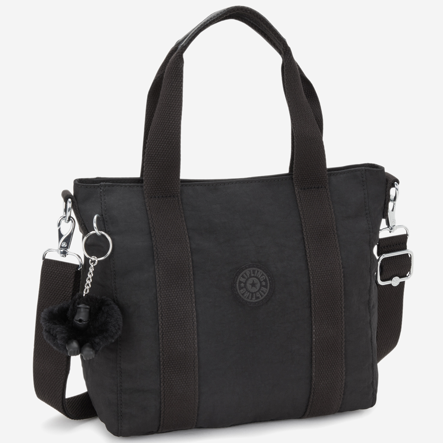 KIPLING Asseni Mini Black Noir Small tote (with removable shoulderstrap) I7149-P39