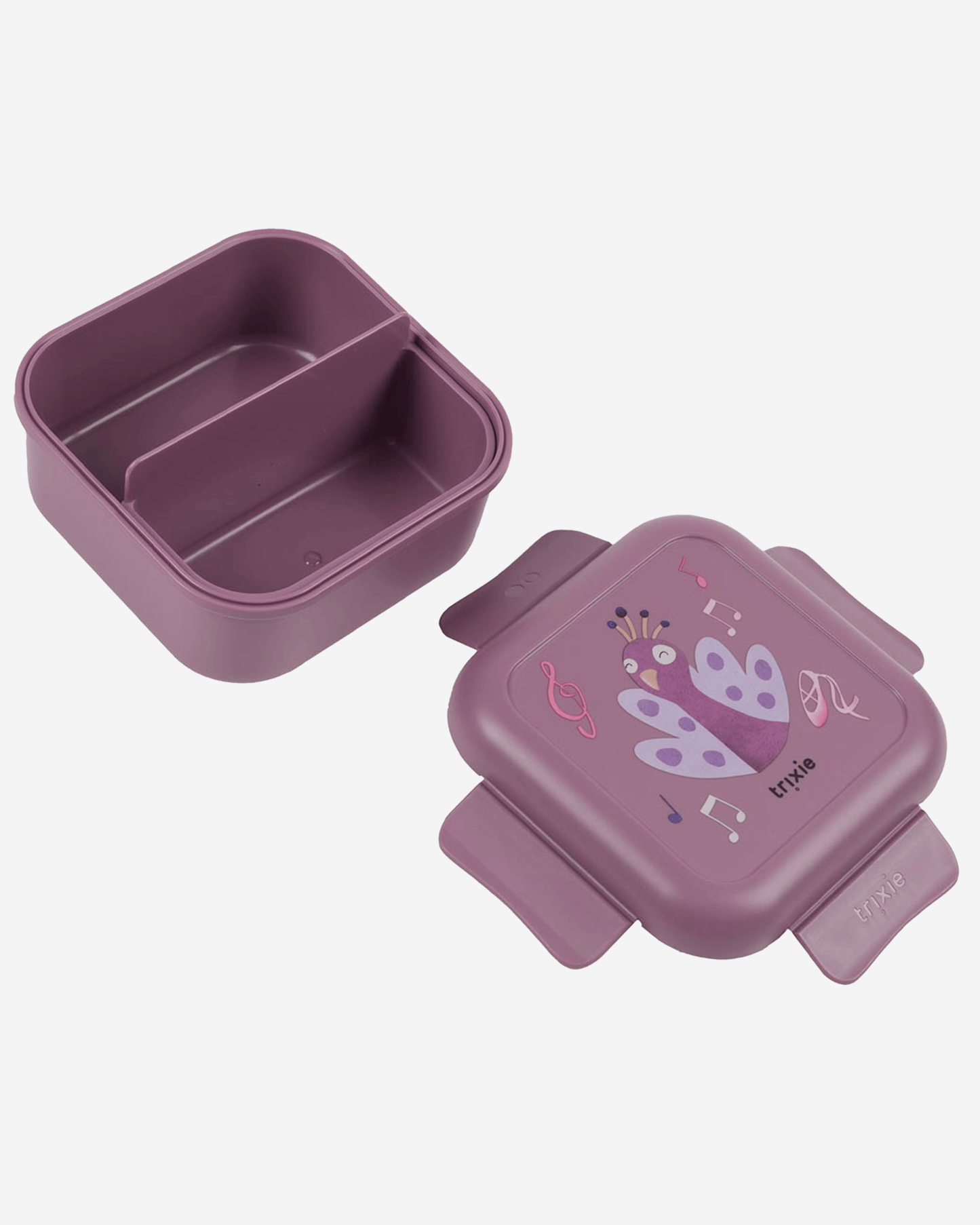 Trixie Snack Box With Clips -  Ballerina Mrs. Peacock