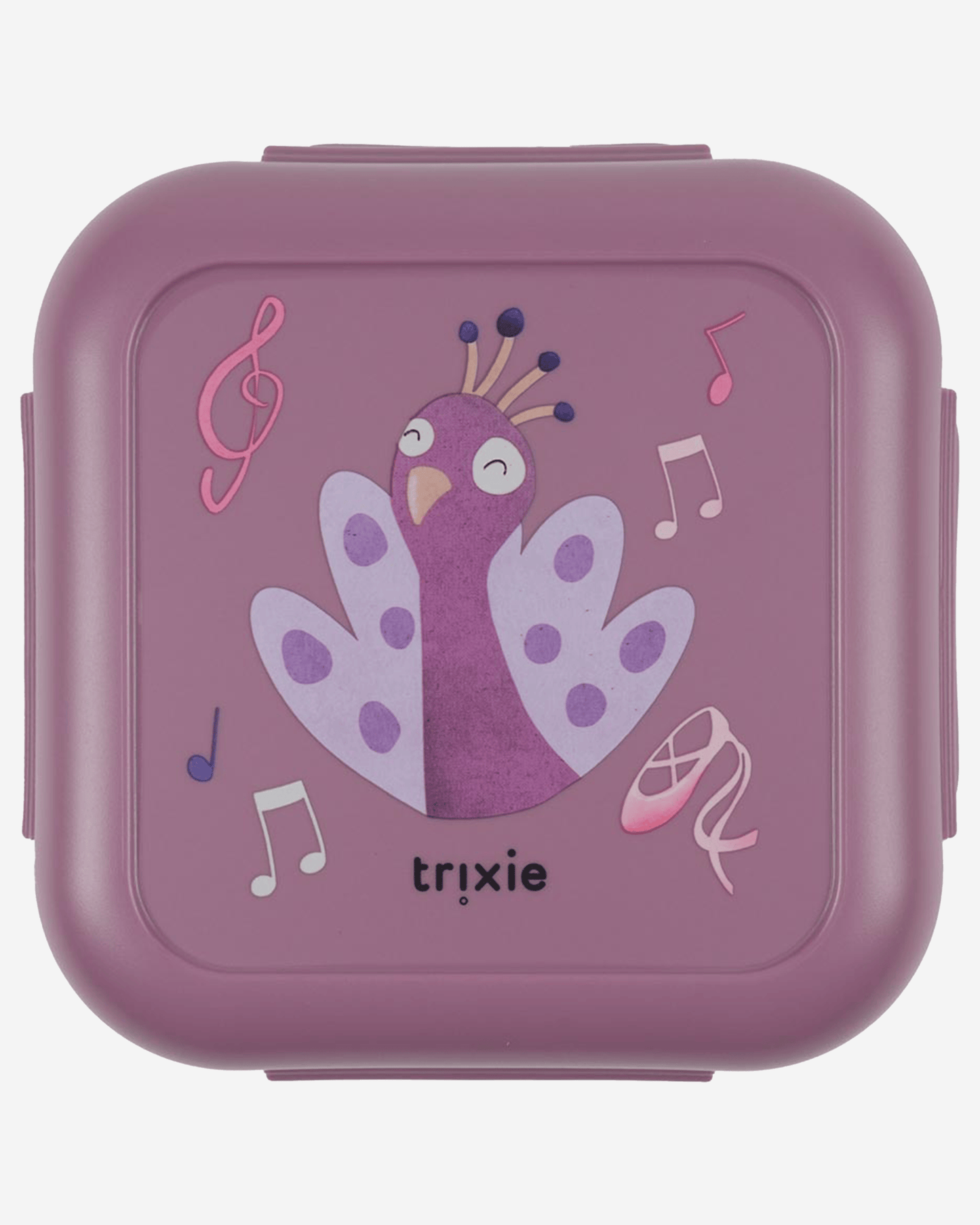 Trixie Snack Box With Clips -  Ballerina Mrs. Peacock