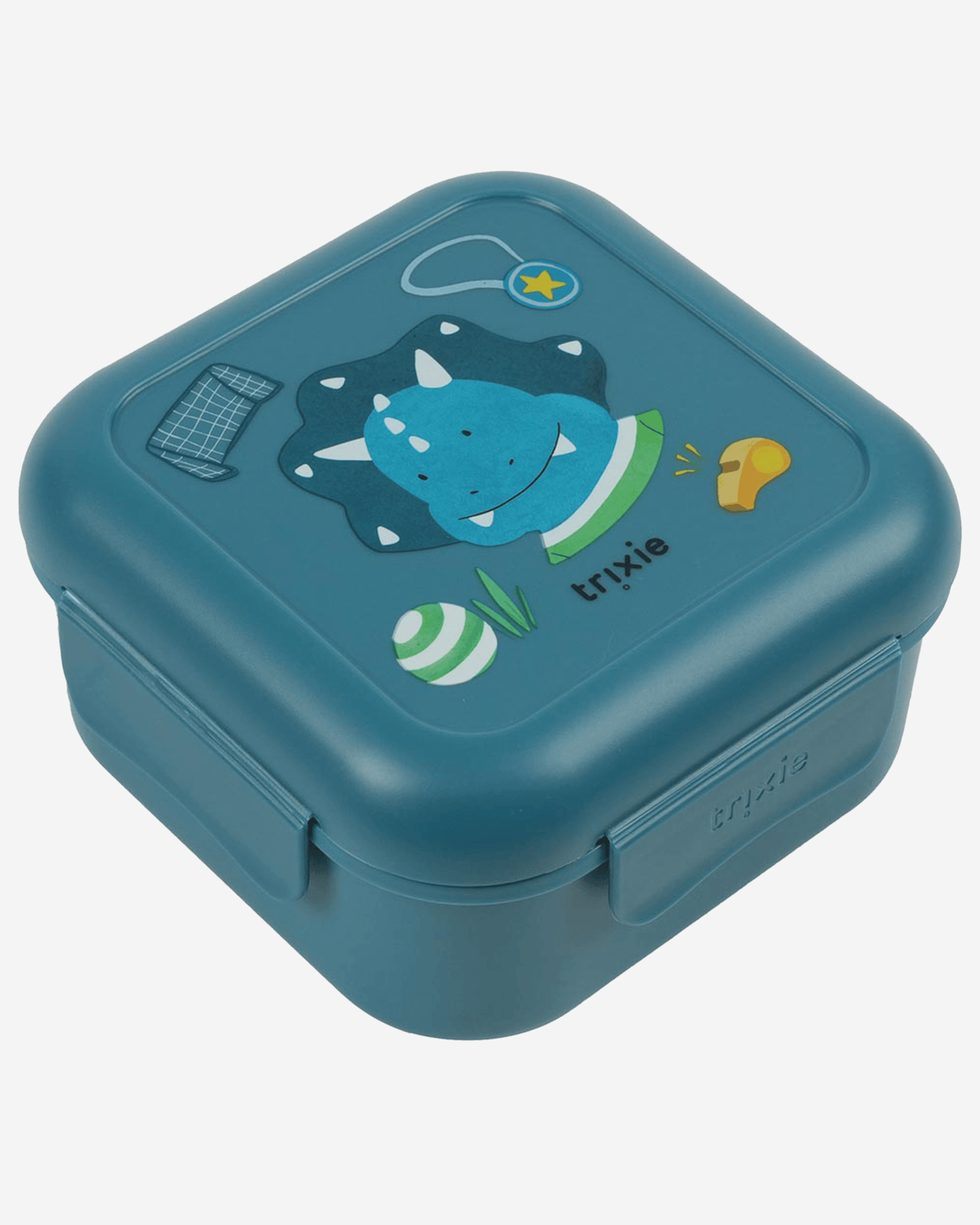 Trixie Snack Box With Clips - Ballplayer Mr. Triceratops