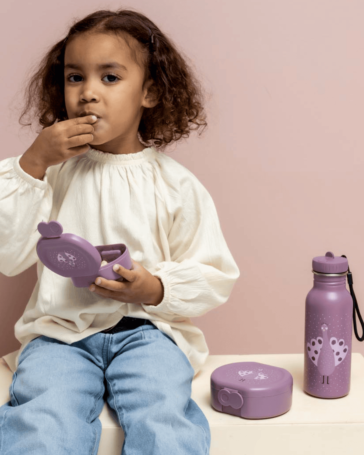 Trixie Snack Box With Clip - Set of 2 - Mrs. Peacock