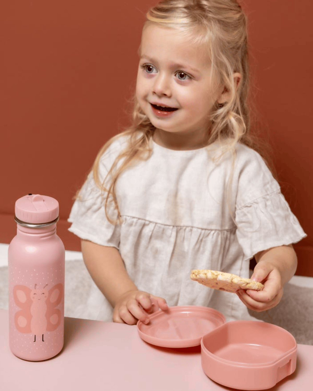 Trixie Snack Box With Clip - Set of 2 - Mrs. Butterfly