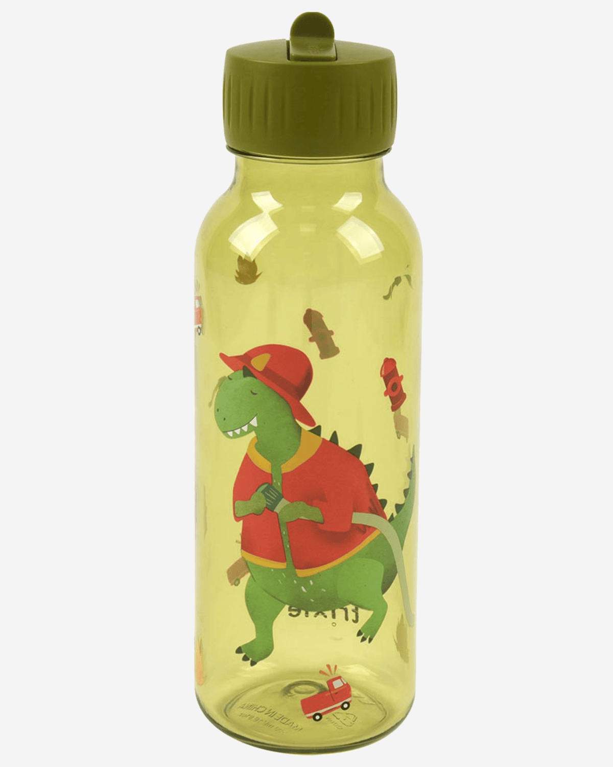 Trixie Tritan™ Water Bottle - 500ml - Fireman Mr. Dino