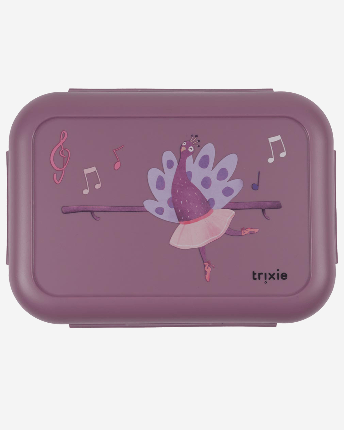 Trixie Lunch Box With Clips - Ballerina Mrs. Peacock