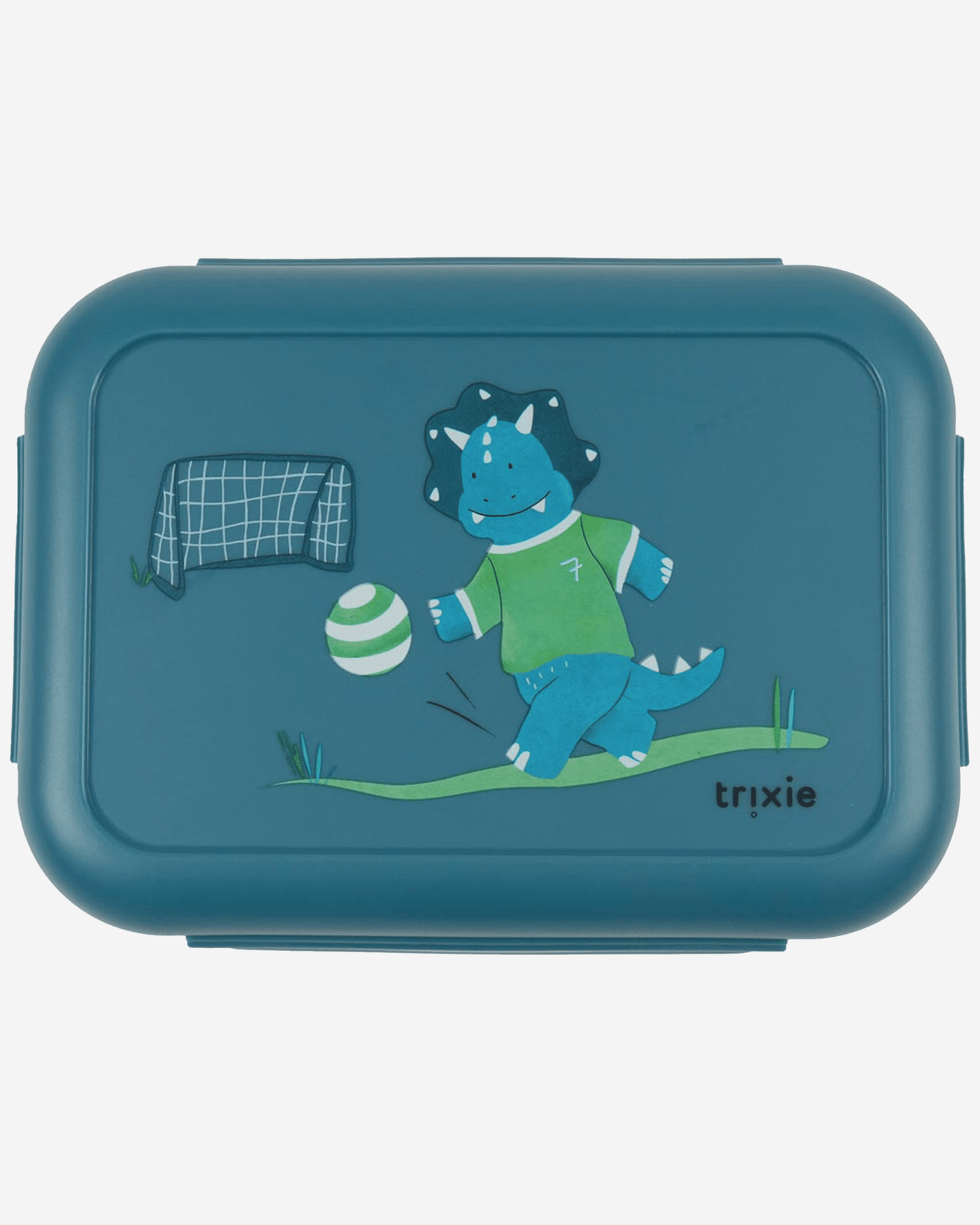 Trixie Lunch Box With Clips - Ballplayer Mr. Triceratops