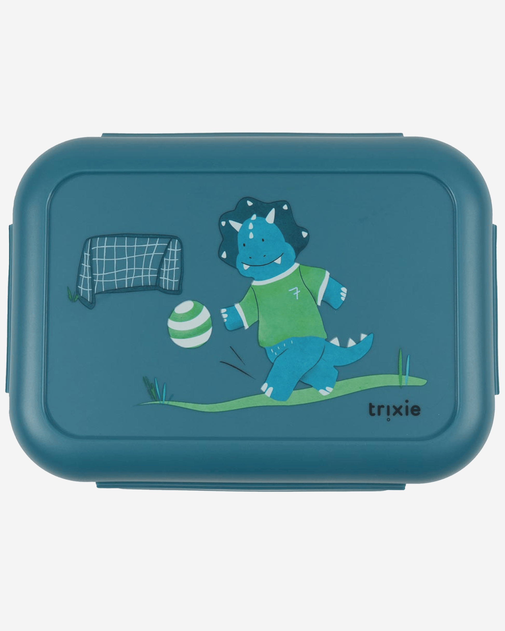 Trixie Lunch Box With Clips - Ballplayer Mr. Triceratops