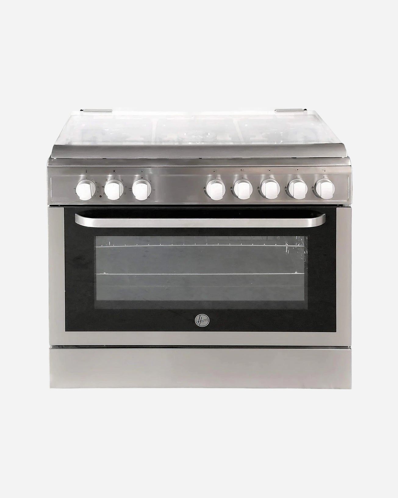 موقد غاز هوفر قائم بذاته بخمسة شعلات مع شواية، مقاس 90×60 بوصة