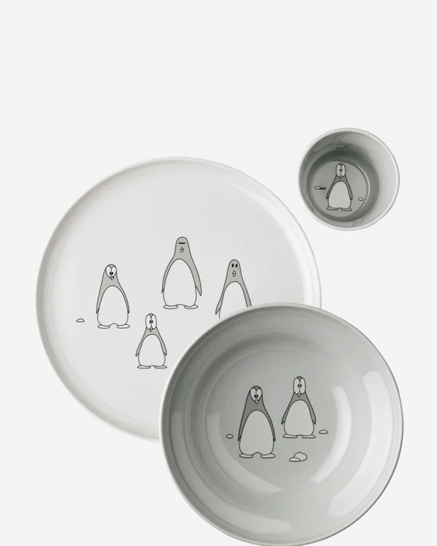 طقم أدوات مائدة ستيلتون بينجو، 3 قطع، رمادي