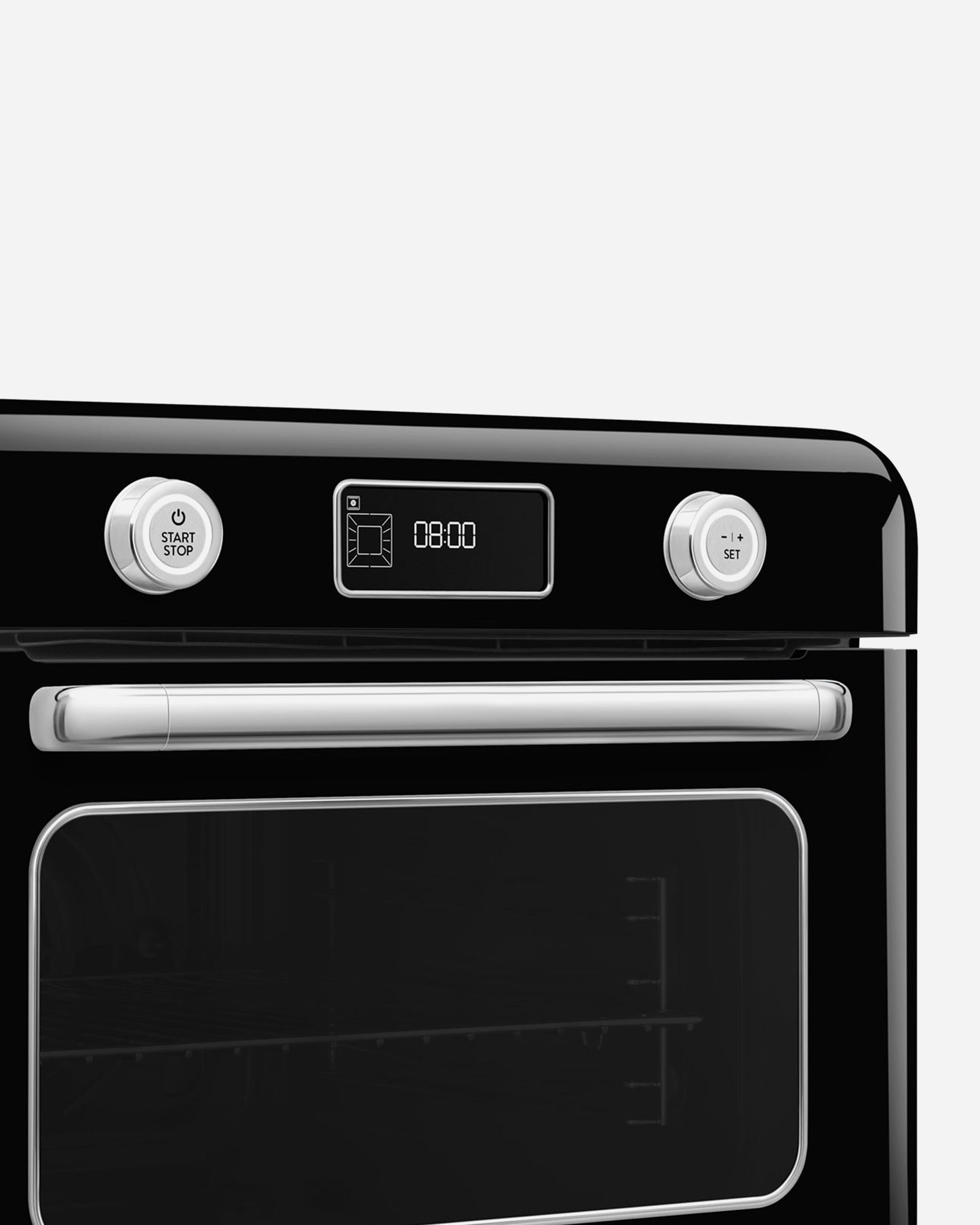 فرن Smeg البخاري المدمج 10 في 1، أسود