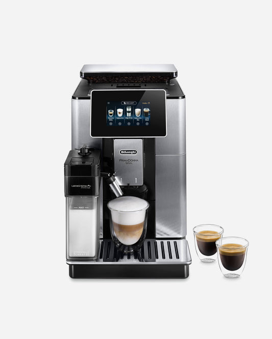 ماكينة قهوة بالحبوب ديلونجي بريمادونا سول، بأكثر من 20 وصفة قهوة – ECAM610.75.MB (معتمد من ESMA)