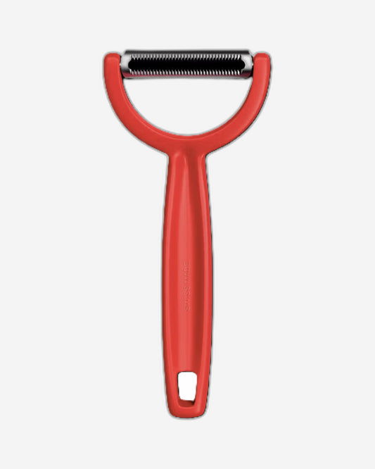 مقشرة طماطم وكيوي من فيكتورينوكس، مسننة صغيرة من الفولاذ المقاوم للصدأ باللون الأحمر - 6.0963.1