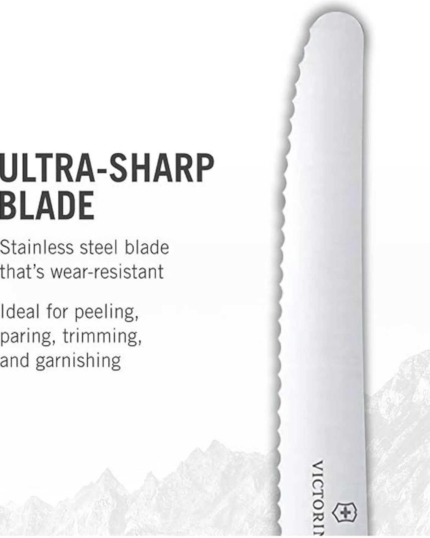 سكين فيكتورينوكس سويس كلاسيك للطماطم والمائدة، 6 قطع، 11 سم، صندوق هدايا مموج - 6.7839.6 جرام