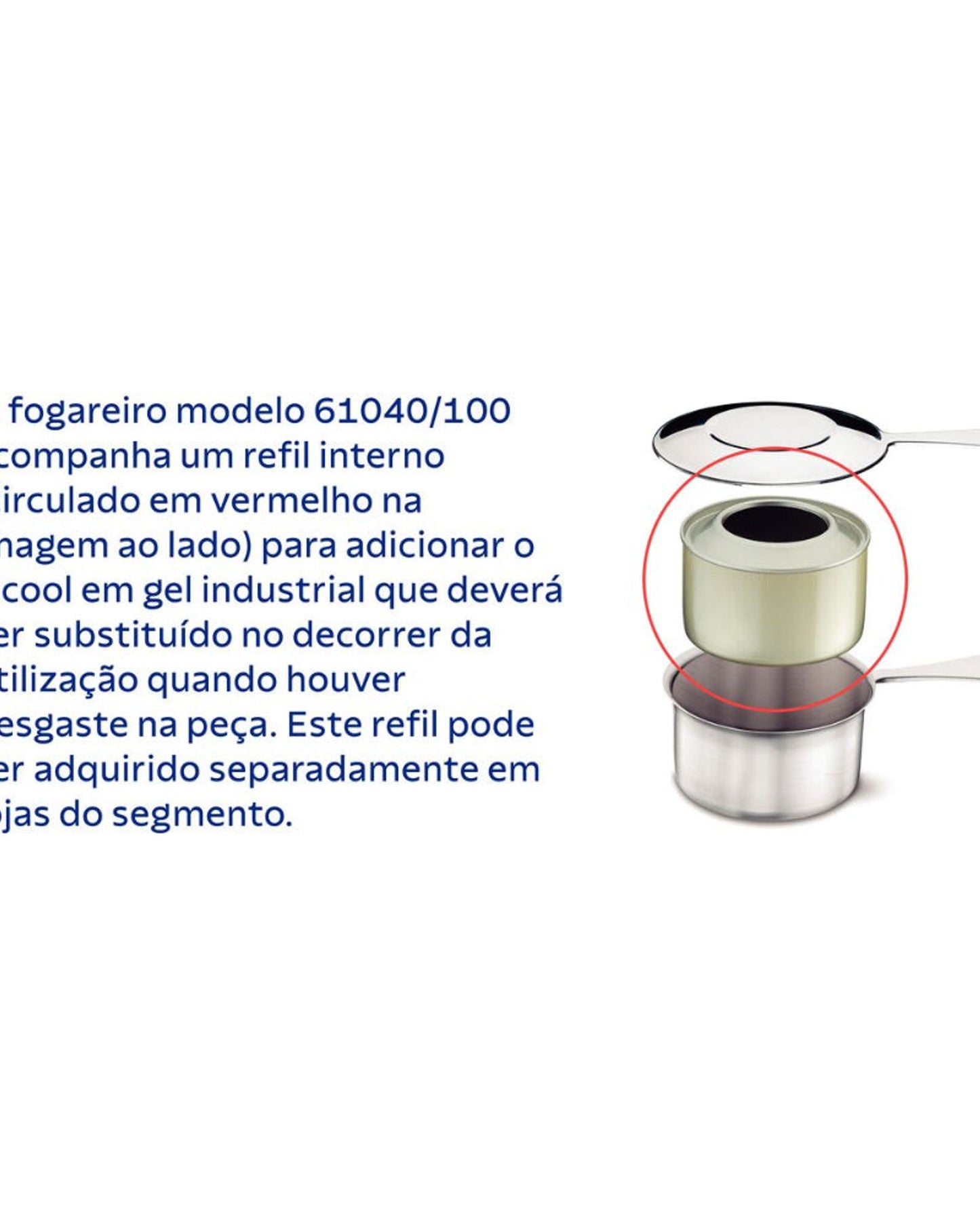 طبق تسخين دائري من الفولاذ المقاوم للصدأ من ترامونتينا مع حامل غطاء وموقد، سعة 4.3 لتر